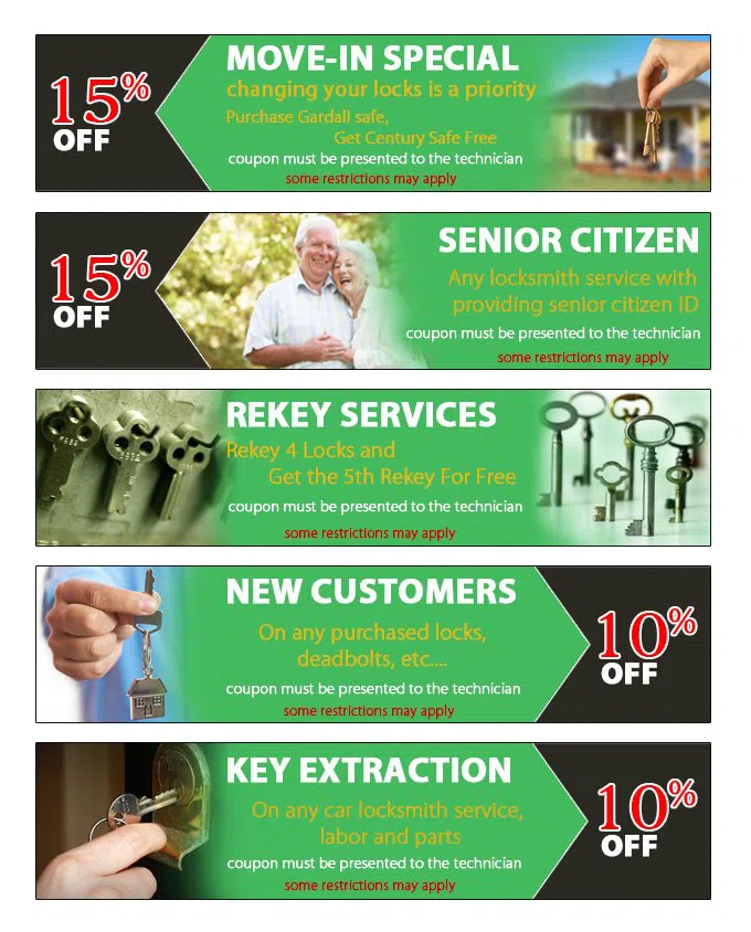 Lock Safe Services Cleveland, OH 216-258-0653 - coupon23-set-five